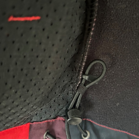 Spyder Shell red and black plaid CANADA, Alpine Canada Jacket - Picture 10 of 11